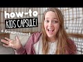 HOW TO CREATE A KIDS CAPSULE WARDROBE! + Huge Announcement!