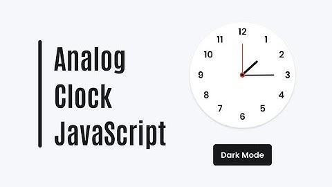 Creating a Basic Analog Clock with HTML, CSS, and JavaScript