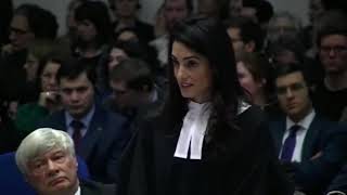 Full Speech - Amal Clooney on Legal Team in EHCR Armenian Genocide Case