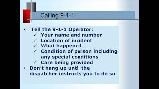 DDD Life Threatening Emergencies (Danielle's Law)