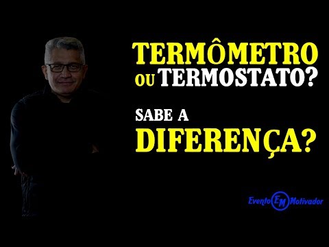 Vídeo: Diferença Entre Termômetro E Termostato