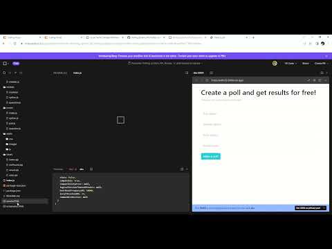 Polling System API Nodejs #codingninjas #javascript #webdevelopment
