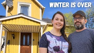 Winter Finally Let Go | River Ice Melt & Our Porch Build (Ep. 5)