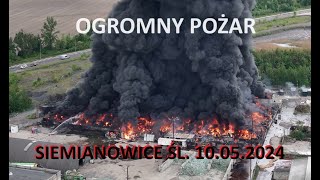 OGROMNY pożar UJĘCIA Z DRONA - OGIEŃ W MICHAŁKOWICACH 10.05.2024 r #pożar