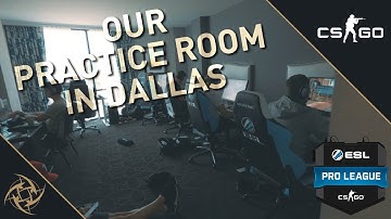 Practice Room Tour (ESL Pro League Season 7 Finals)