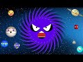 Learn Funny Planets Blend with Black Hole★Monster Planets VS Black Hole Game★Planets for Kids