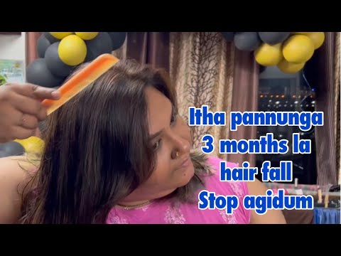 Itha pannunga 3months la hair fall stop agidum | my trusted hair care tips