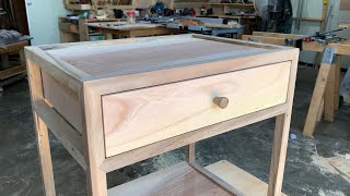 Traditional Wood Joint Drawer Table / Woodworking