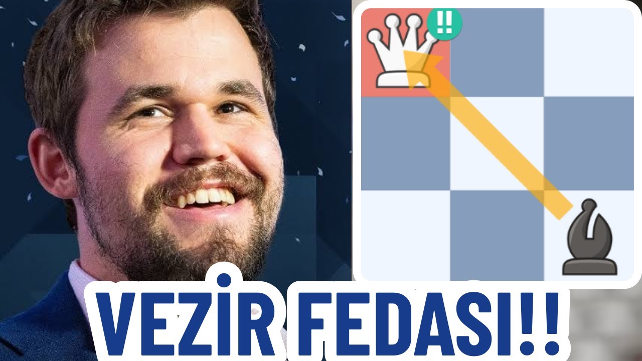 Magnus Carlsen SADECE 15 SANİYEDE VEZİR FEDASINI ve OYUNUN GERİ KALANINI HESAPLADI!