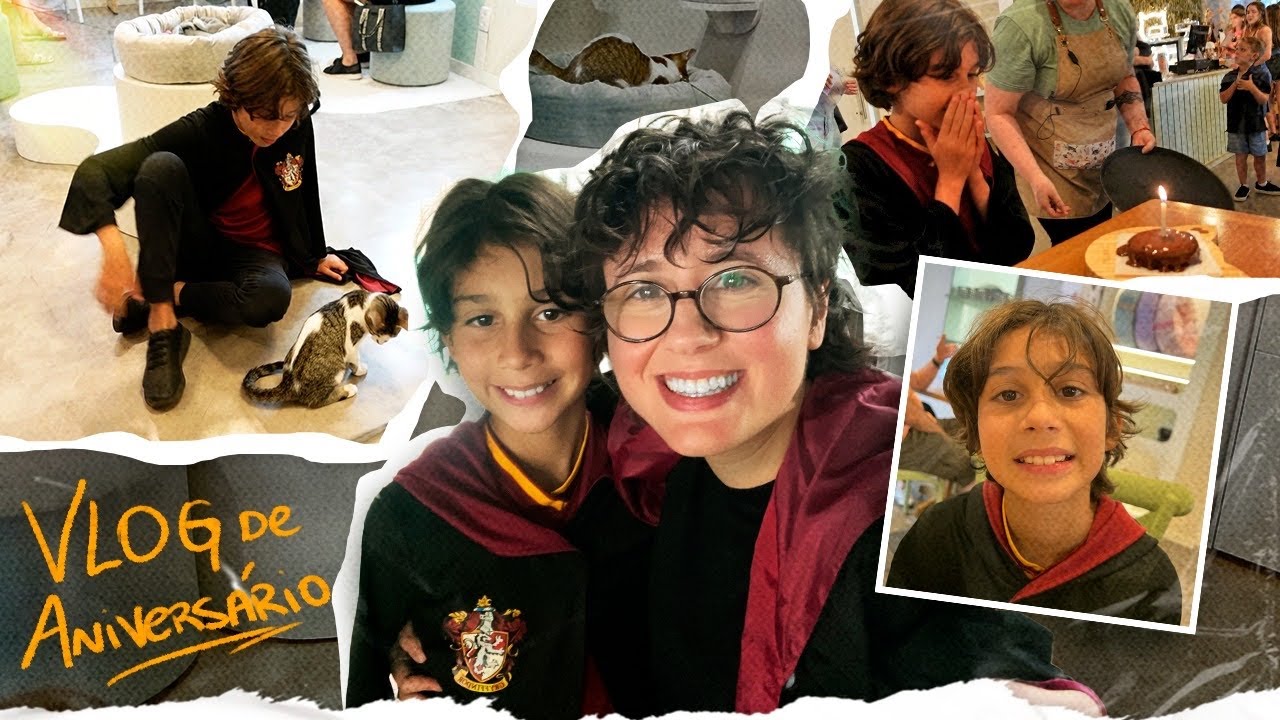 UM DIA COM MEU AFILHADO DE 11 ANOS | vlog de aniversário | Louie Ponto