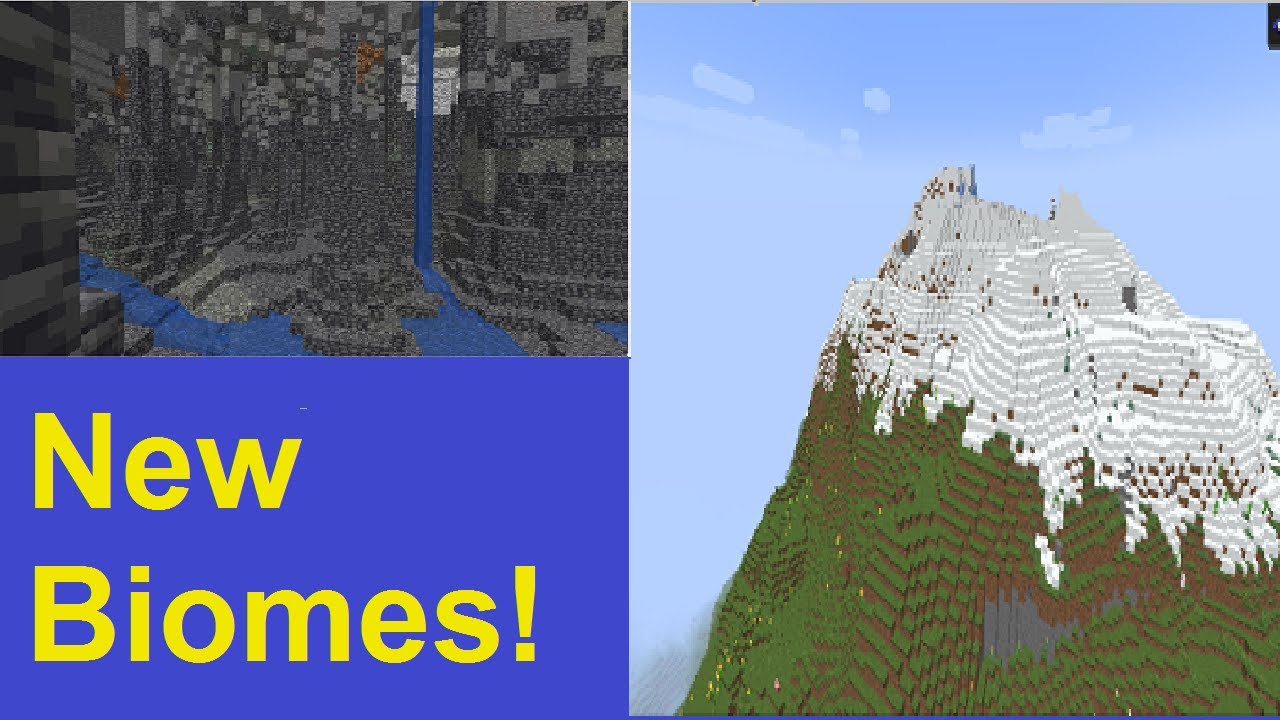 The New Biomes In Minecraft 118 So Far Youtube 