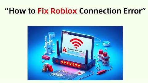How to fix roblox connection error |STEP-BY-STEP GUIDE |