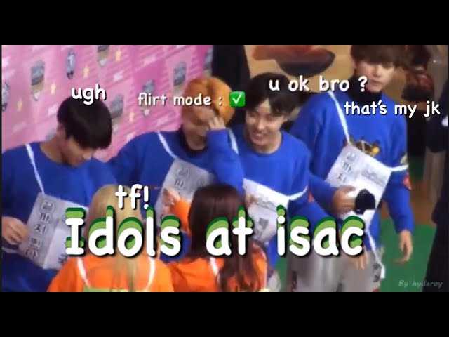 Kpop Idols At Isac In A Nutshell Pt3 Youtube