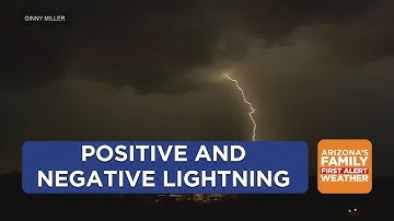 How lightning can have positive or negative charge