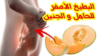 البطيخ الأصفر (الشمام) للحامل و الجنين/ الفوائد و الأضرار و ماذا يحدث للجنين بعد تناول البطيخ الأصفر