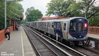 MTA Staten Island Railway Tottenvile Bound Express Kawasaki R211S Train At Eltingville