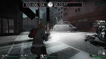 Left 4 Dead PC random survival 3rd person gameplay (720p HD playback)
