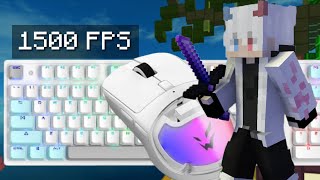 BedWars gameplay KEYBOARD and MOUSE sounds ASMR!