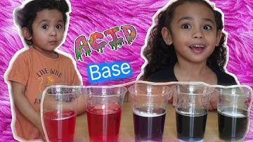 Science Experiments for kids to do at home! Red Cabbage pH Indicator Colors for Children Activities
