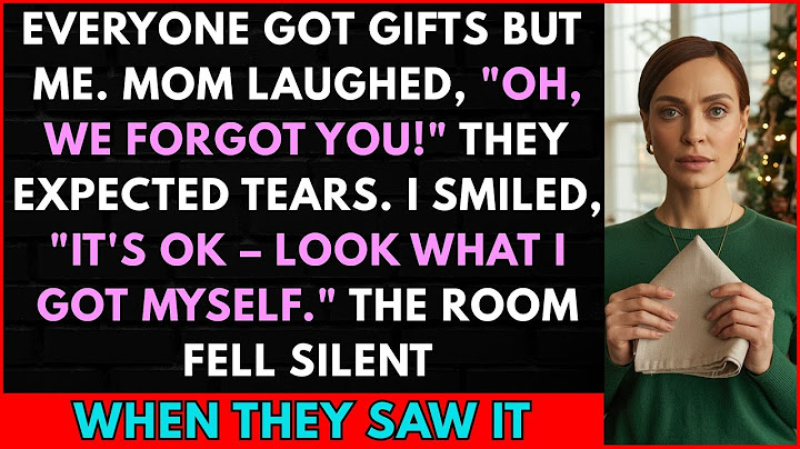 At Christmas Dinner, My Family Gifted Everyone Except Me — Then I Revealed My Empire