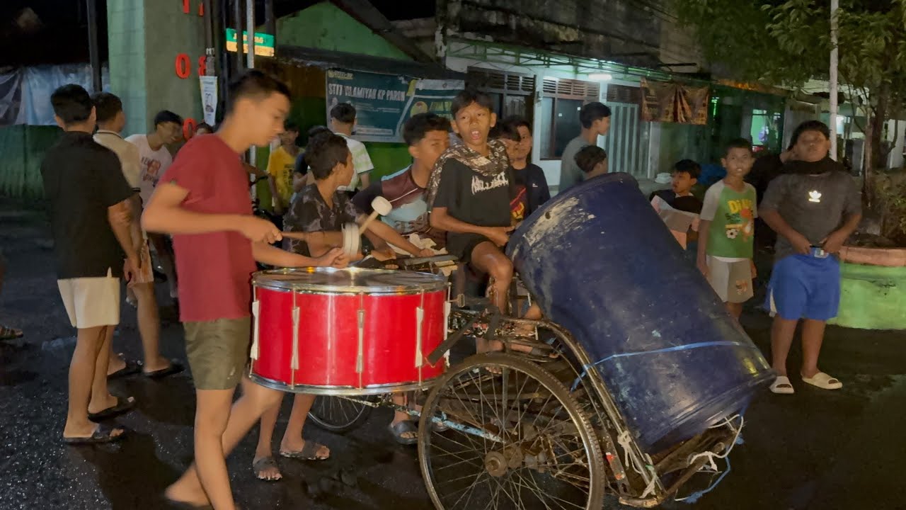 BANGUNIN SAHUR KLOTEKAN KELILING KAMPUNG RAMADHAN 2026!!! BARENG BOCIL SERU