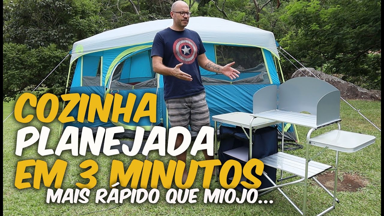 Cozinha e Armário de Camping - Montagem em 3 minutos, Será que Presta?