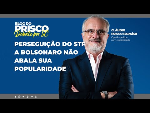 Perseguição do STF a Bolsonaro não abala sua popularidade