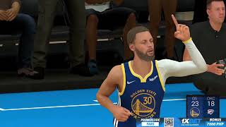 WARRIORS vs OKC THUNDER NBA2K24 Gameplay Highlights November 16, 2023 #warriors #thunder #nba2k24