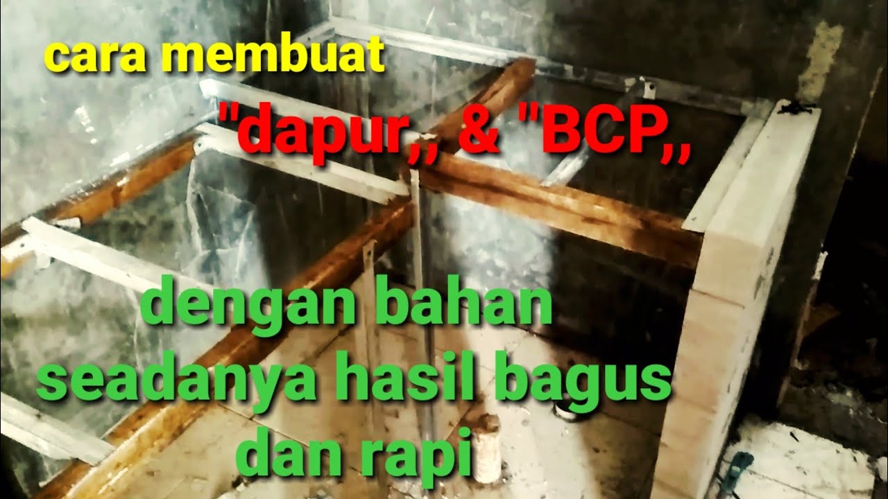 Cara membuat meja  dapur  cor  YouTube