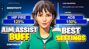 NEW Aim Assist Update In Fortnite Season 3 + Best Controller Settings for Linear & Exponential
