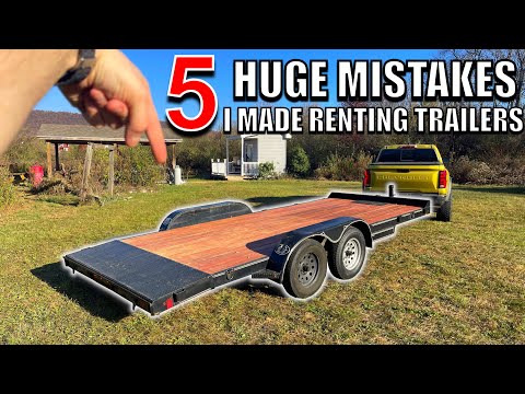 5 Things I Wish I Knew Before Starting A Trailer Rental Business *BIGGEST MISTAKES*