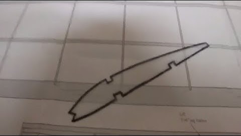 Video 4: Transferring from plans to balsa wood.