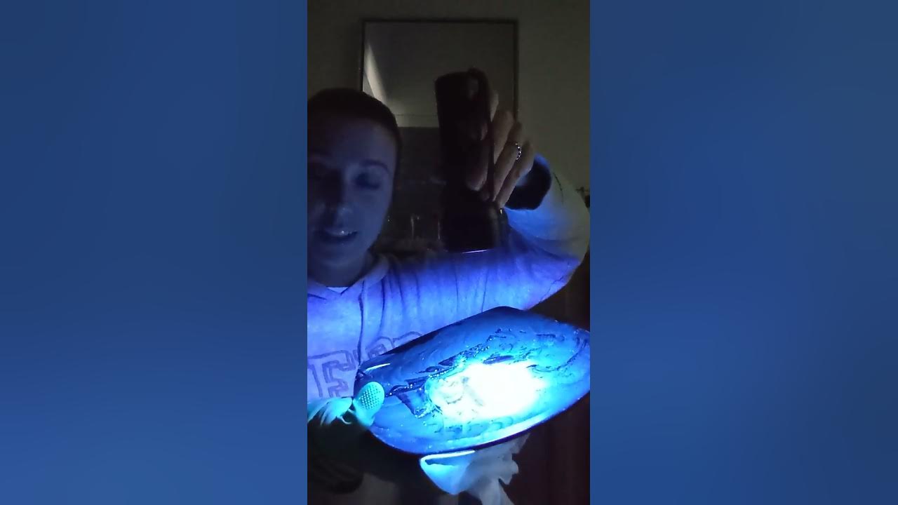 Glo germ (simulated bacteria) test with 5 different Norwex Microfiber