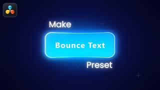 How to Make Text Preset in Davinci Resolve