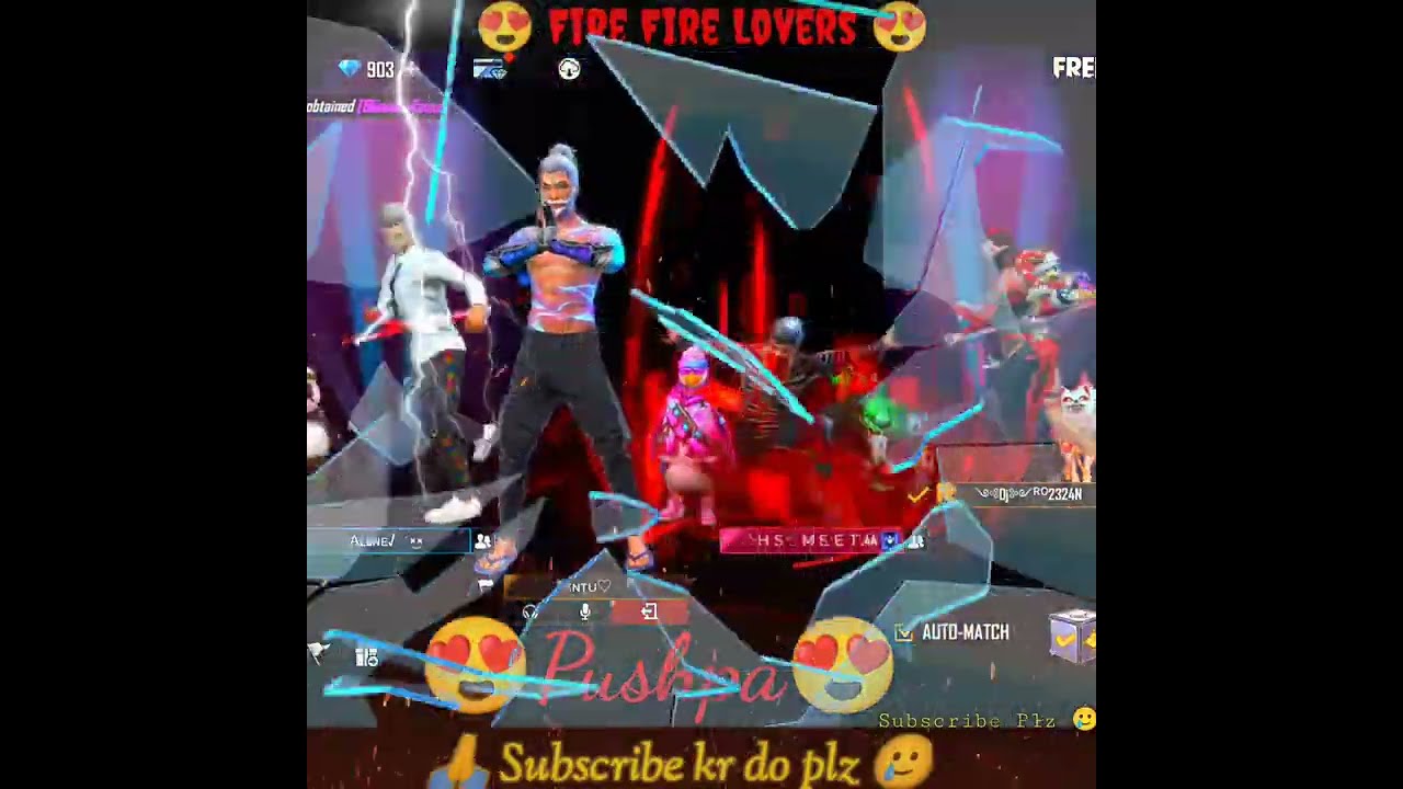 Free Fire New Status 2022/Free Fire Pushpa Dialogue status/ FF New Tranding 