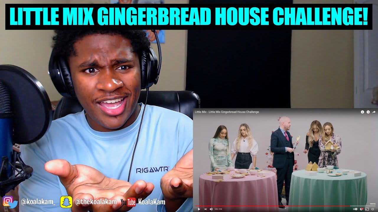 this guy didn't know their NAMES!? Little Mix - Little Mix Gingerbread House Challenge | REACTION