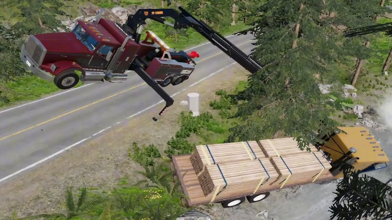 BeamNG Towing Fails