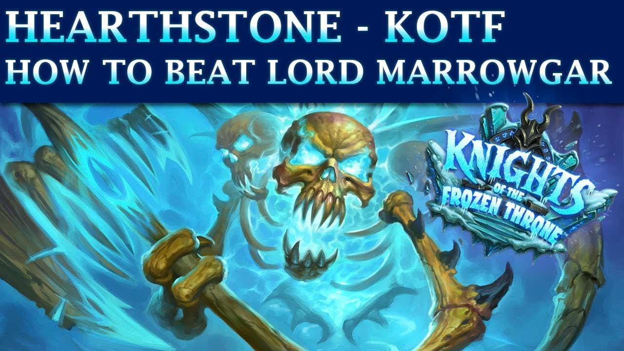 Hearthstone Frozen Throne Adventure - How to Beat Lord Marrowgar (Easy Win)  - YouTube