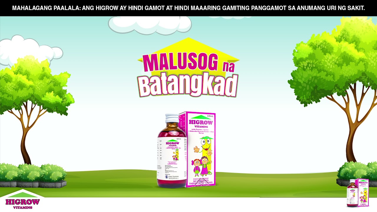 HiGrow Vitamins para sa Bibo, Malusog at Protektadong Batangkad!