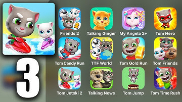 Talking Tom Jetski 2 - Gameplay Episode - Mobile Game Walkthrough (iOS - Android) Part 3