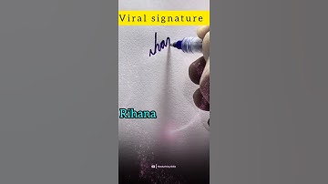 Creative Signature_Style_Rihana #shorts#short#viral#trending#ytshorts