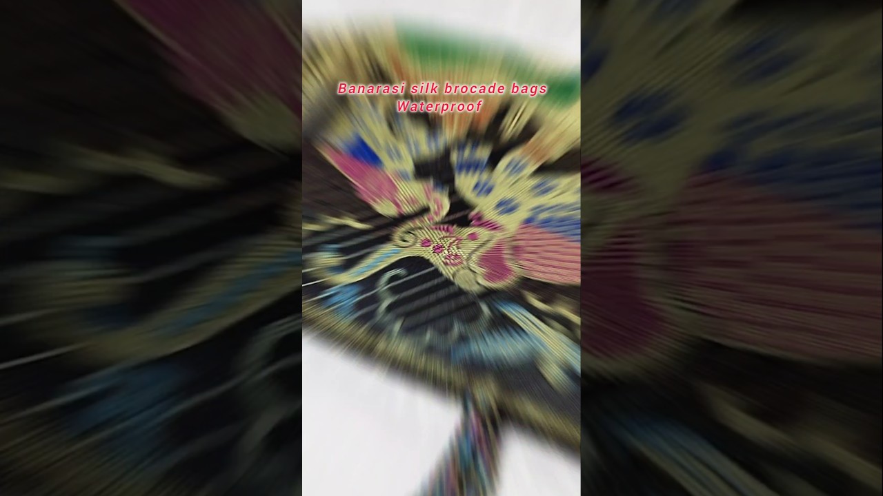 Add a royal touch your style Banarasi brocade bag size 8x10.# 