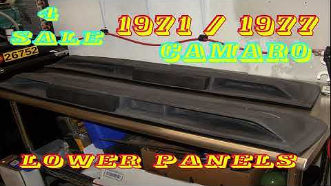 1971/1977 CAMARO Z28/LT/RS LOWER DOOR PANELS WITH POCKETS