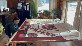 My Amish Mother Orpha Hand-Stitches Beautiful Quilt for 2022 Eagle Valley Auction￼