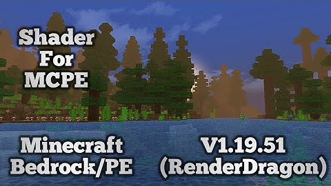 Shader For RenderDragon Review | Java Shader In Bedrock |  Ale pack v1.2 Colourful Update