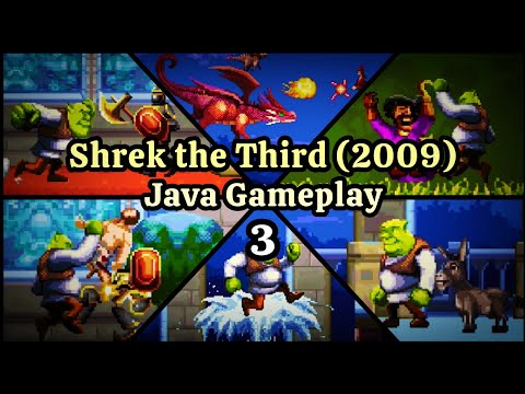 Shrek The Third: The Official Game (2009) [Gameplay On Java] (3.