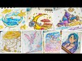 Aesthetic Art Ideas| sketch book ideas| YouTube short compilation\Artistic Flow #painting #art#draw