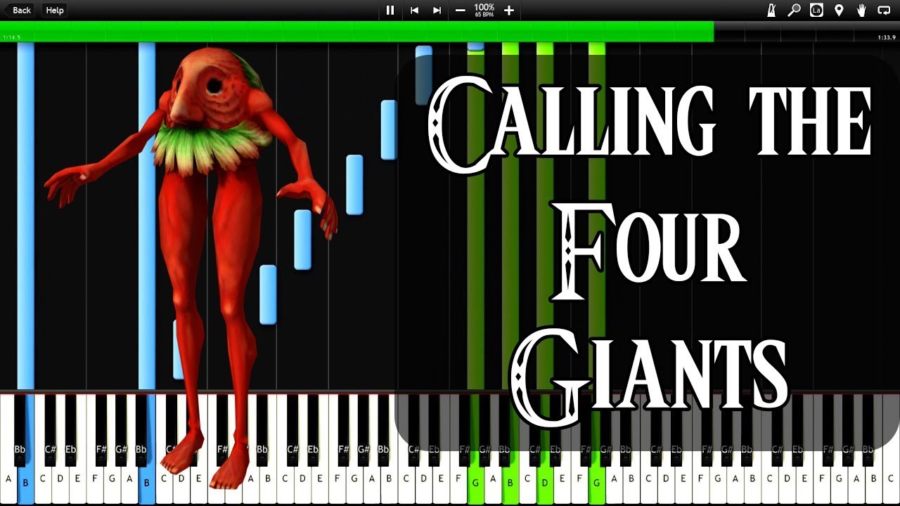 Zelda Majora's Mask - Calling the Four Giants (Synthesia) - YouTube