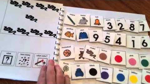 Video Tutorial - What? How Many? What Color? Adapted Book