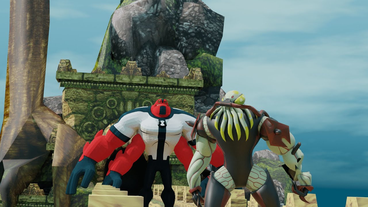 Ben 10 Four arms Vs Vilgax In Temple Run YouTube